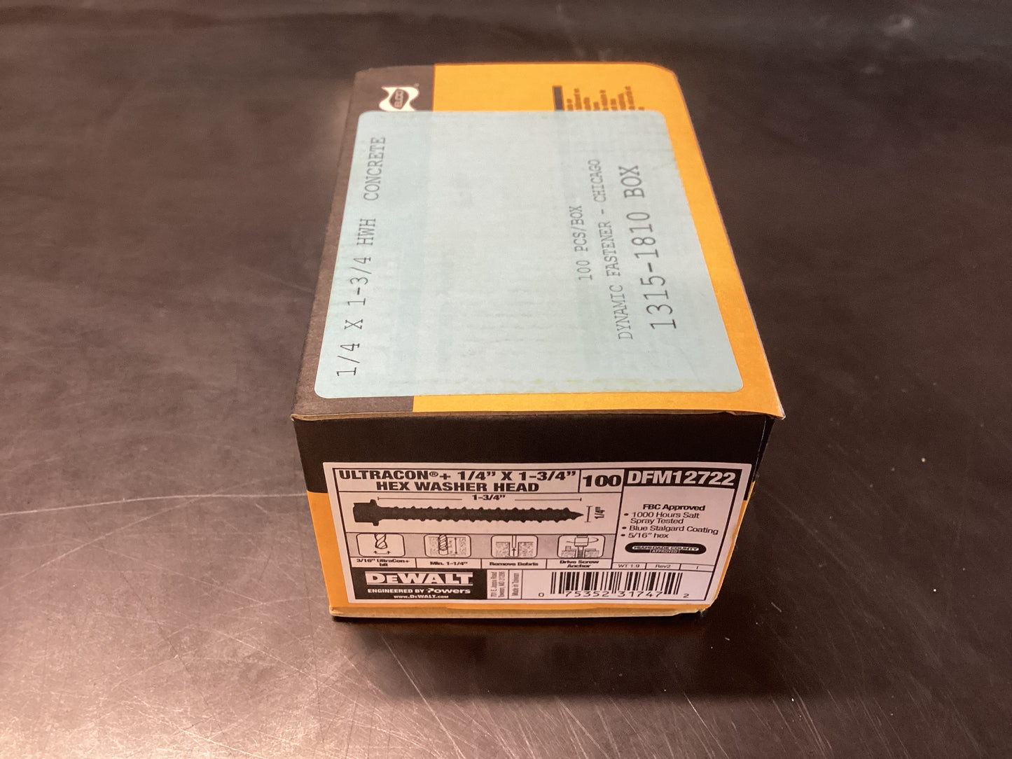 1/4 x 1-3/4 Concrete