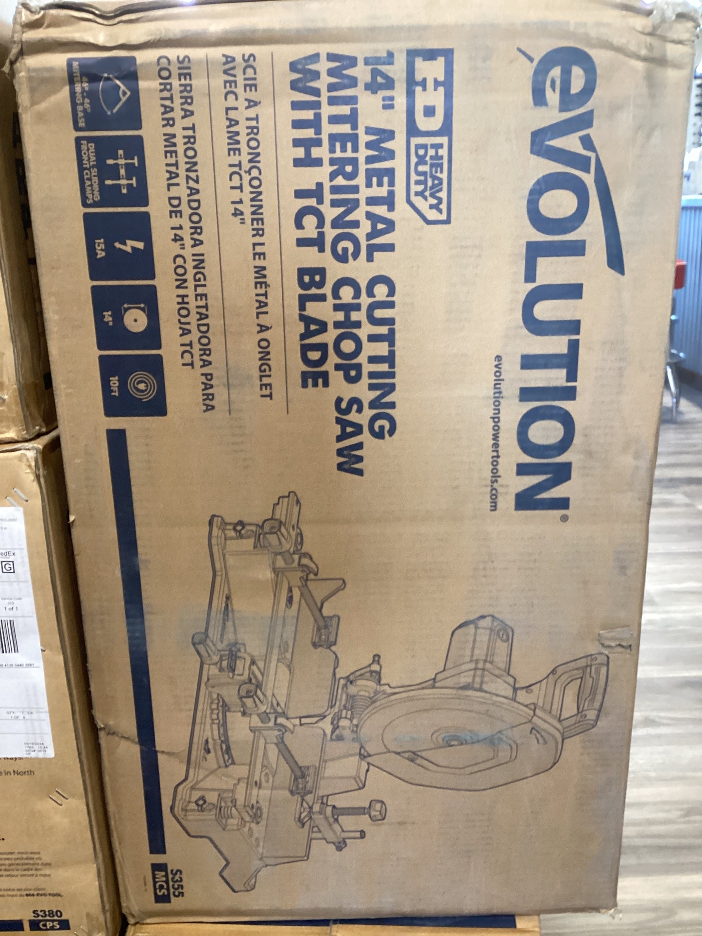 Evolution miter chop saw
