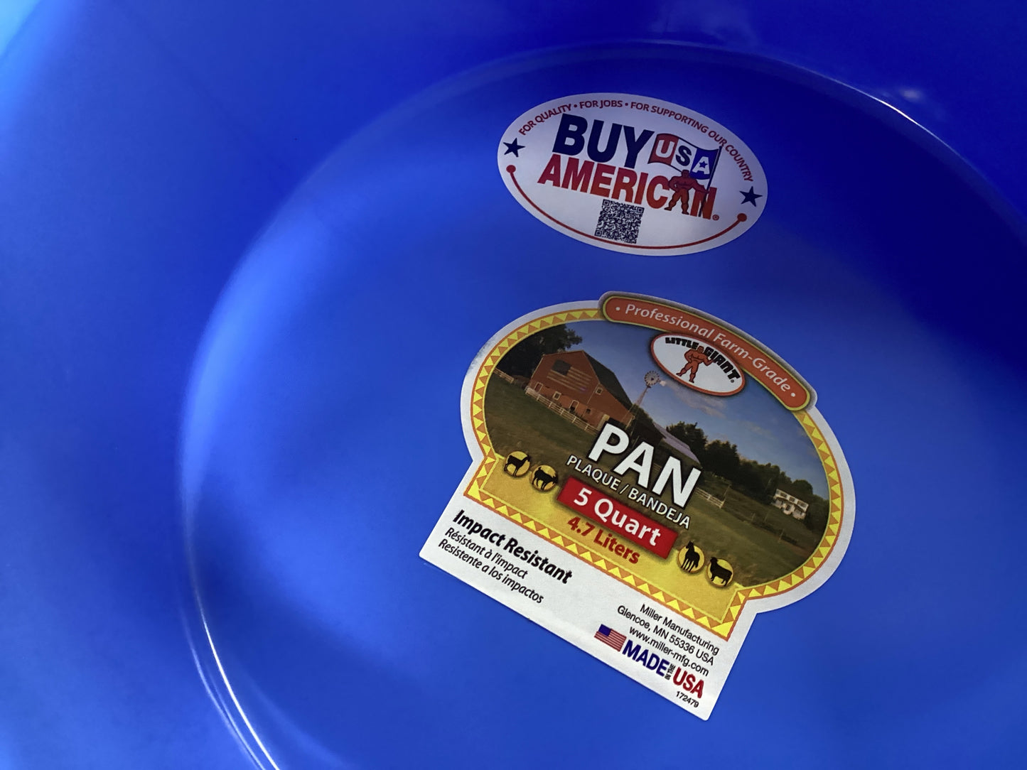 Utility Pan 5qt light blue