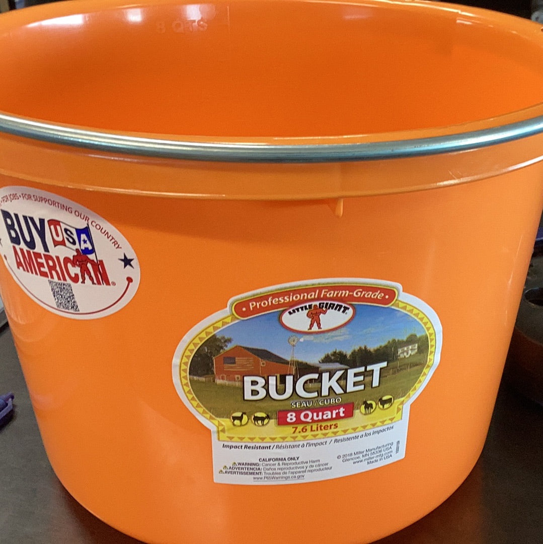 8 Quart Bucket Orange