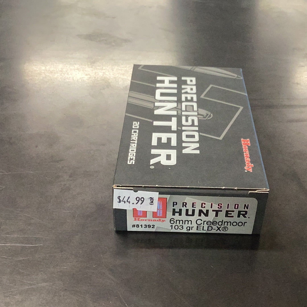 Hornady 6mm Creedmoor 103gr