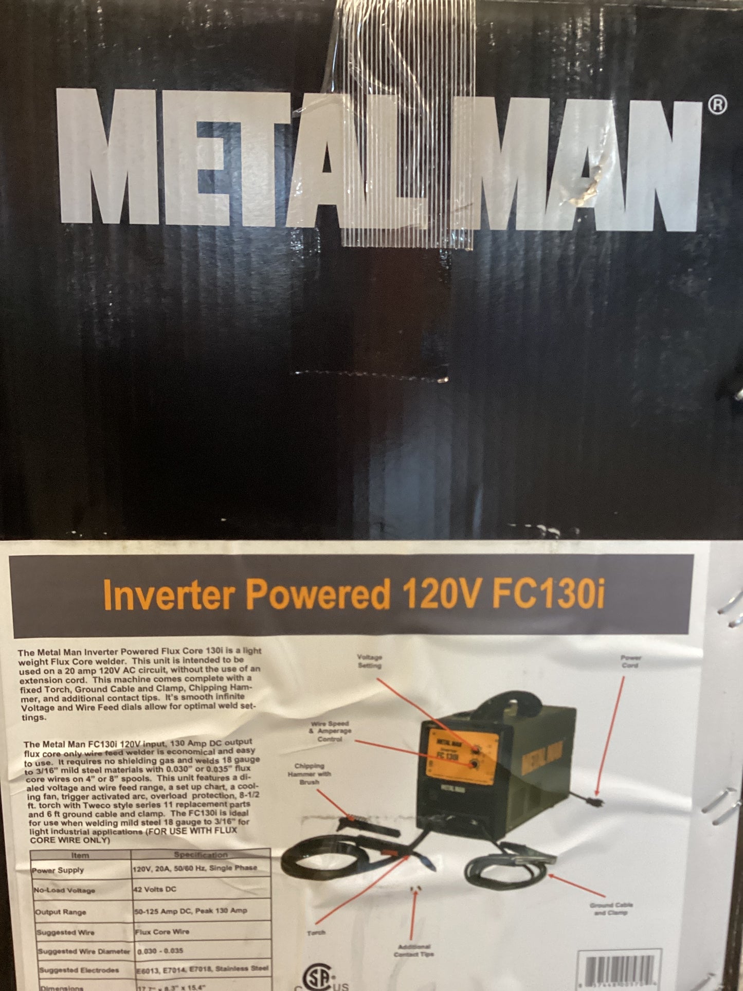 Metal Man 130A 120V