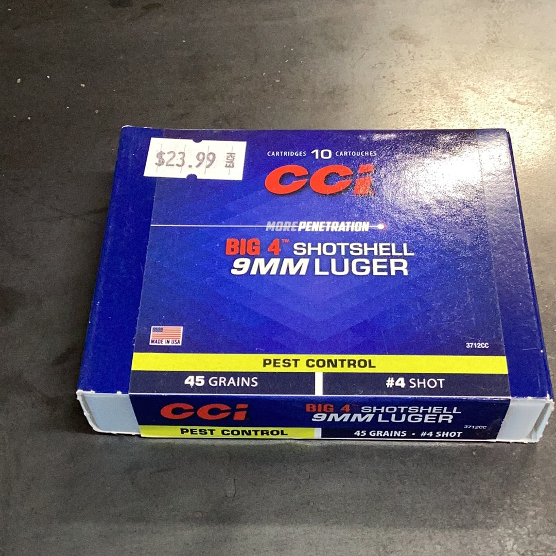 CCi big4 9mm 45 grain