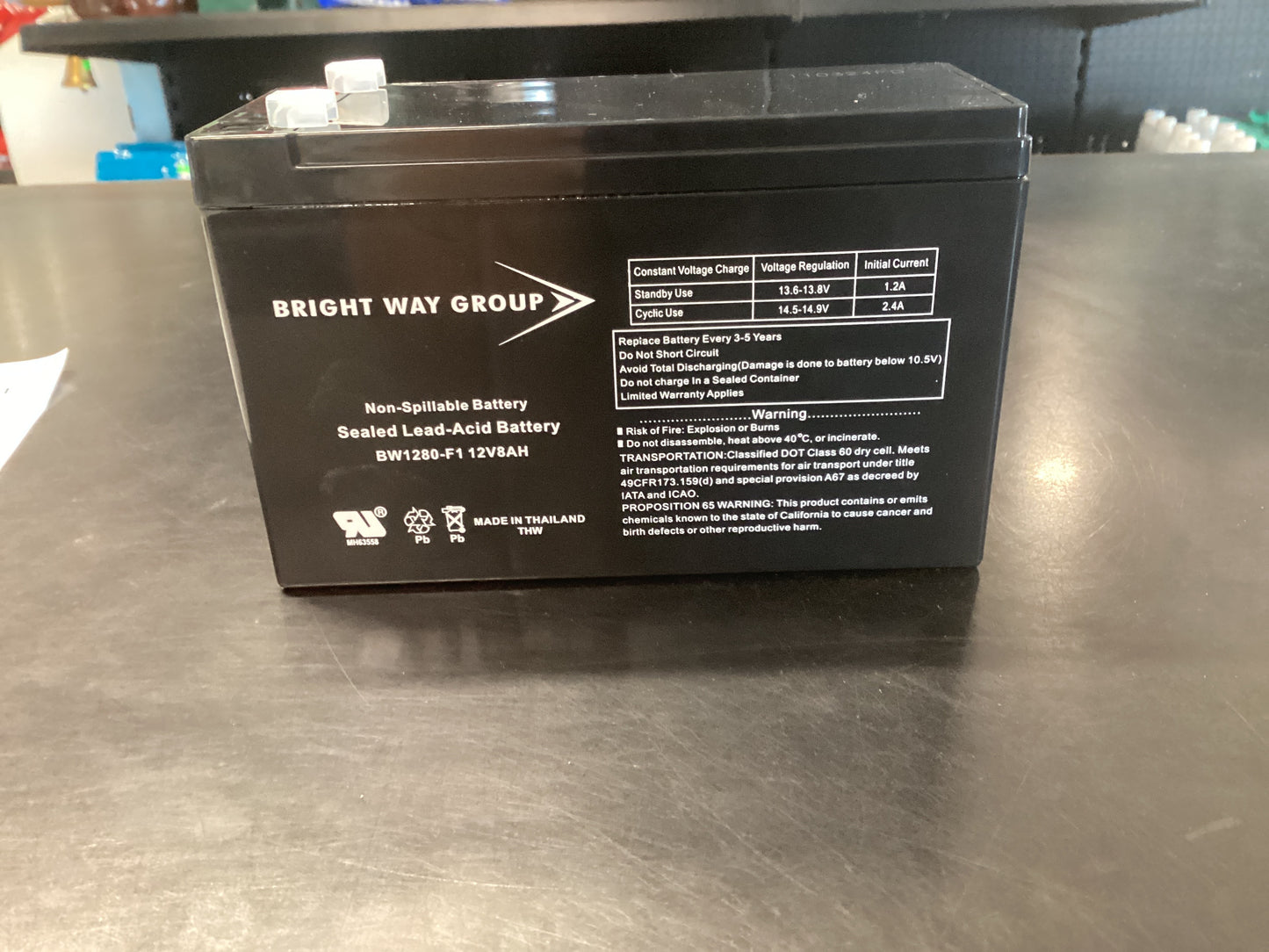 Spade Top Battery 12V 8AH