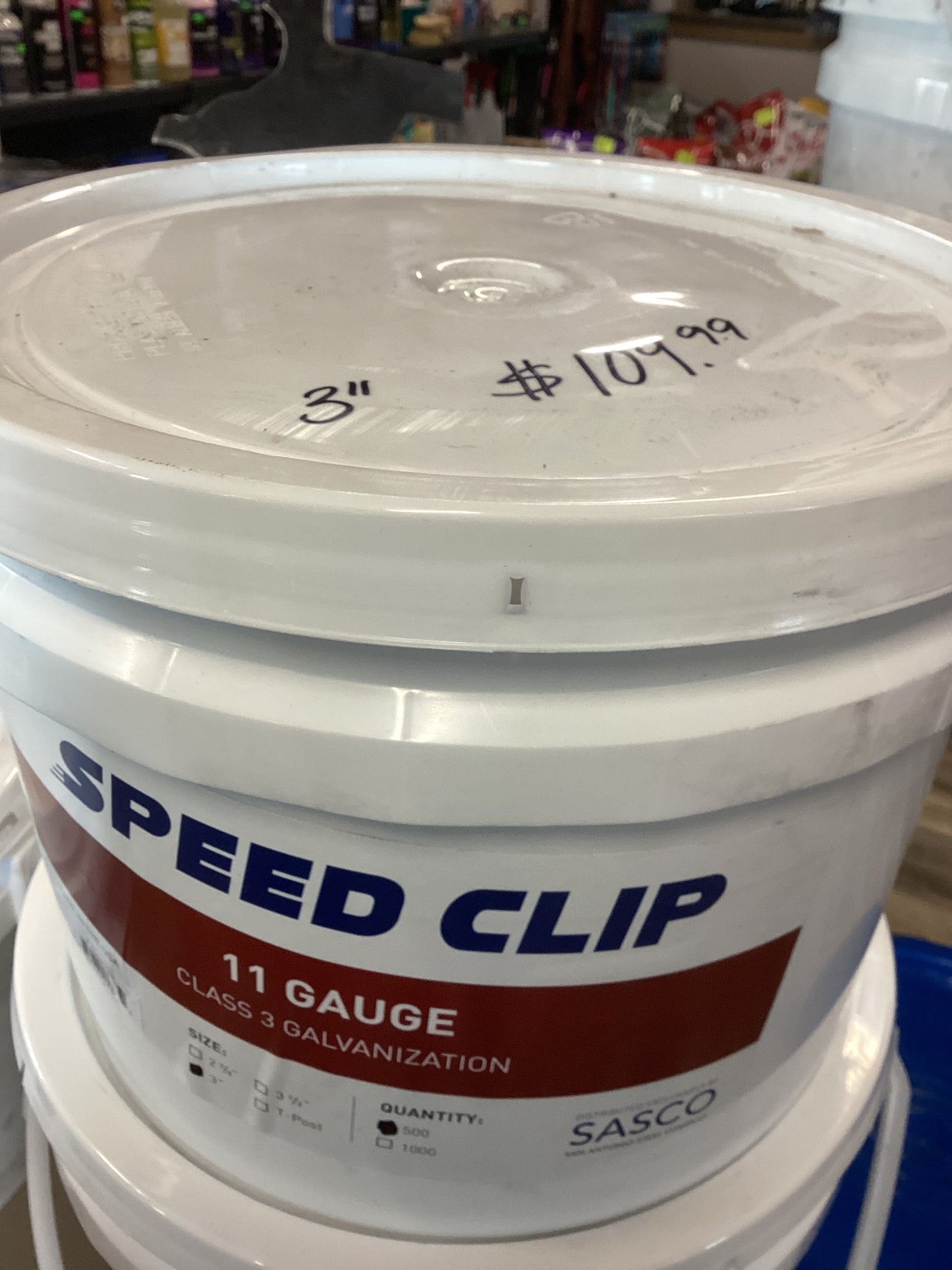 3” Speed Clip 11ga (500)