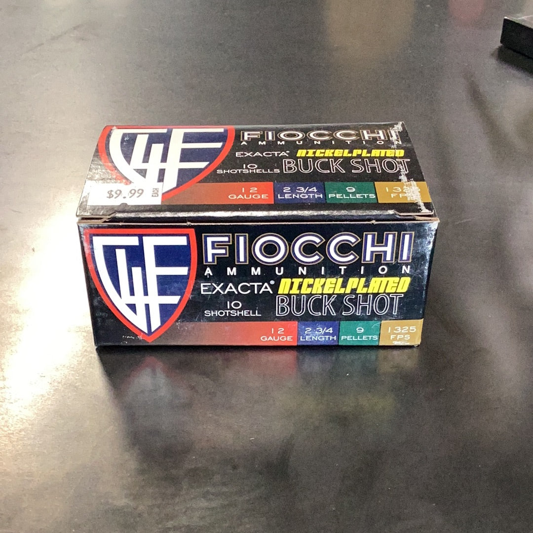 Fiocchi Buck Shot 12ga 10 Shot