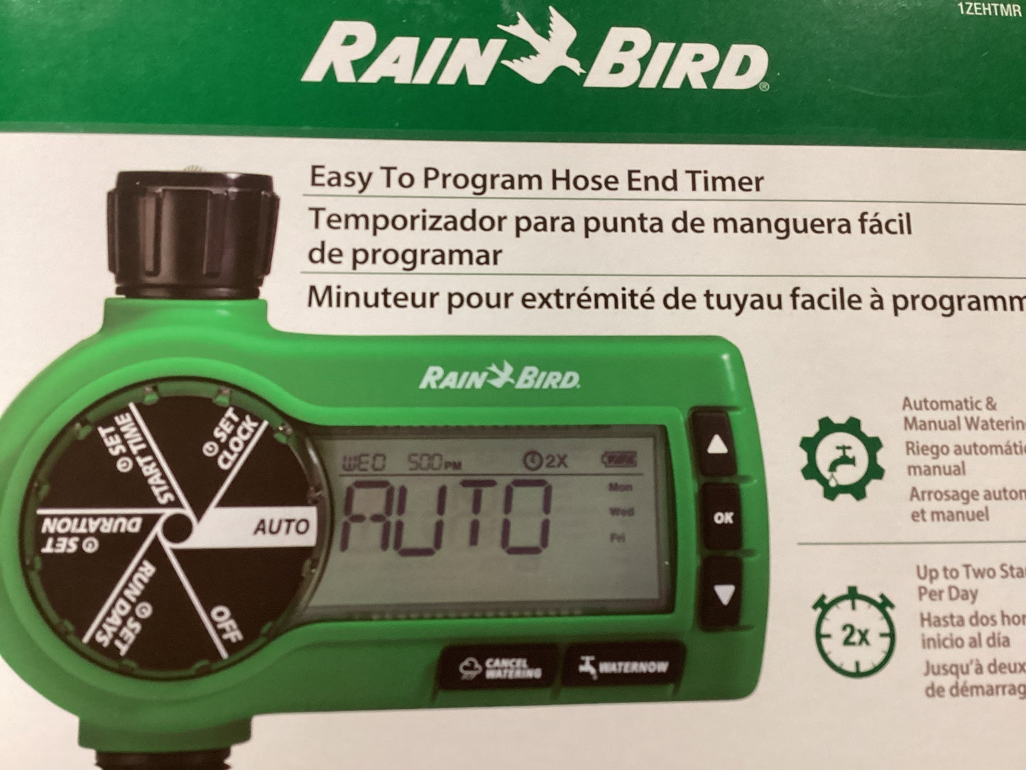 Rain Bird Hose End Timer