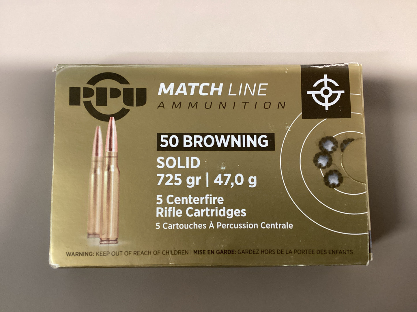 PPU Match Line 725gr 50 Browning