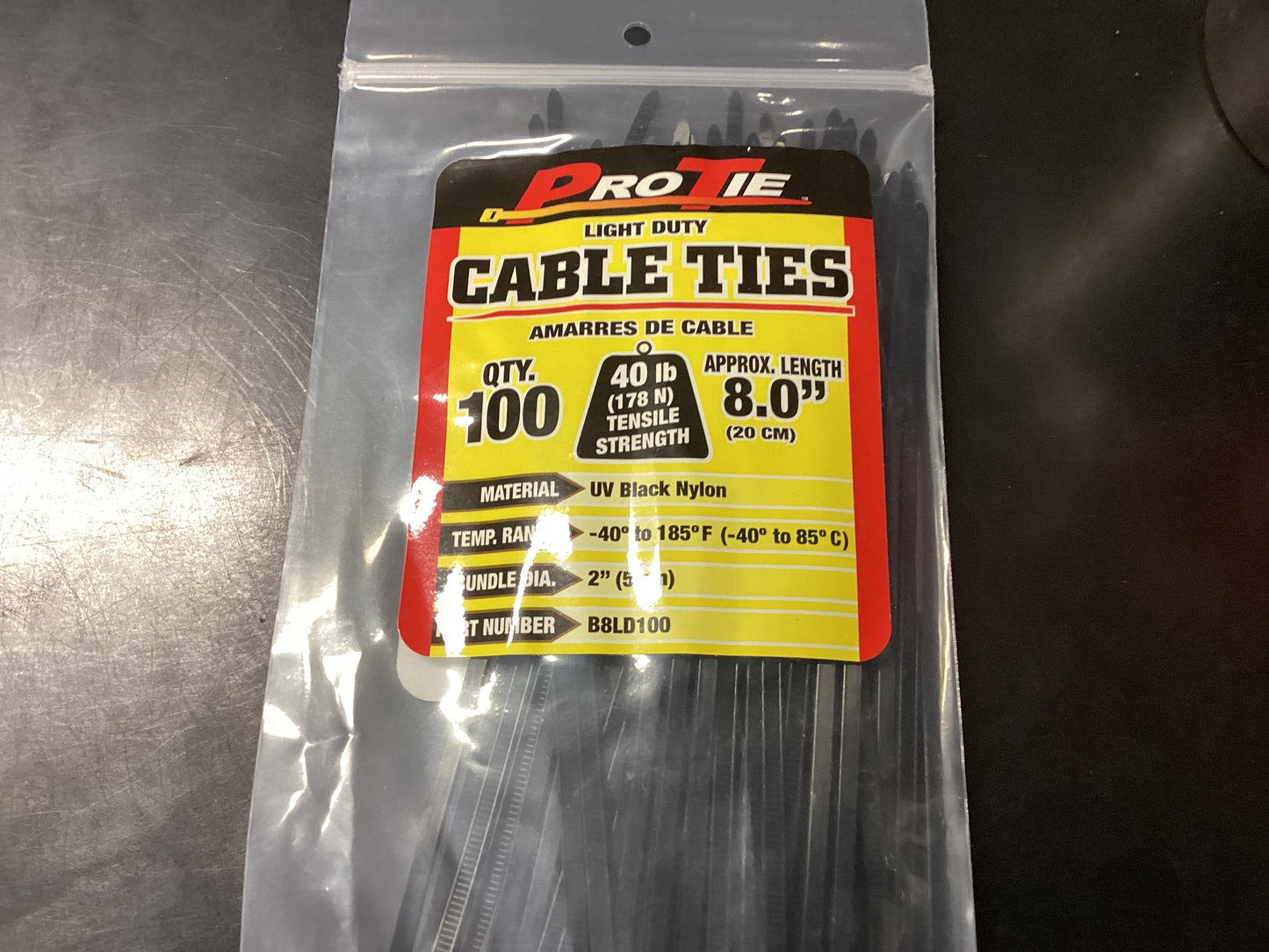 8” Light Duty Cable Ties
