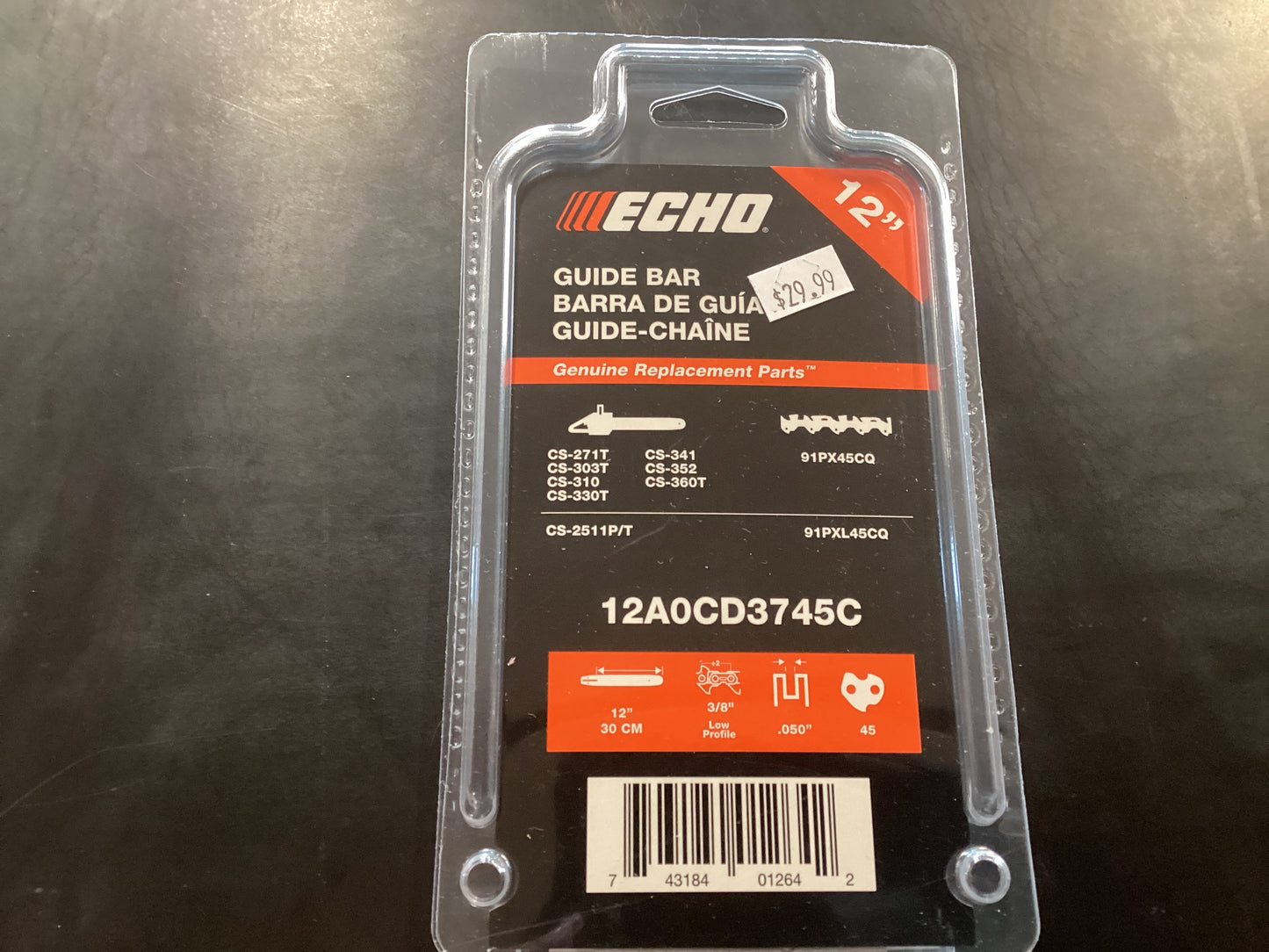 ECHO Guide Bar 12”