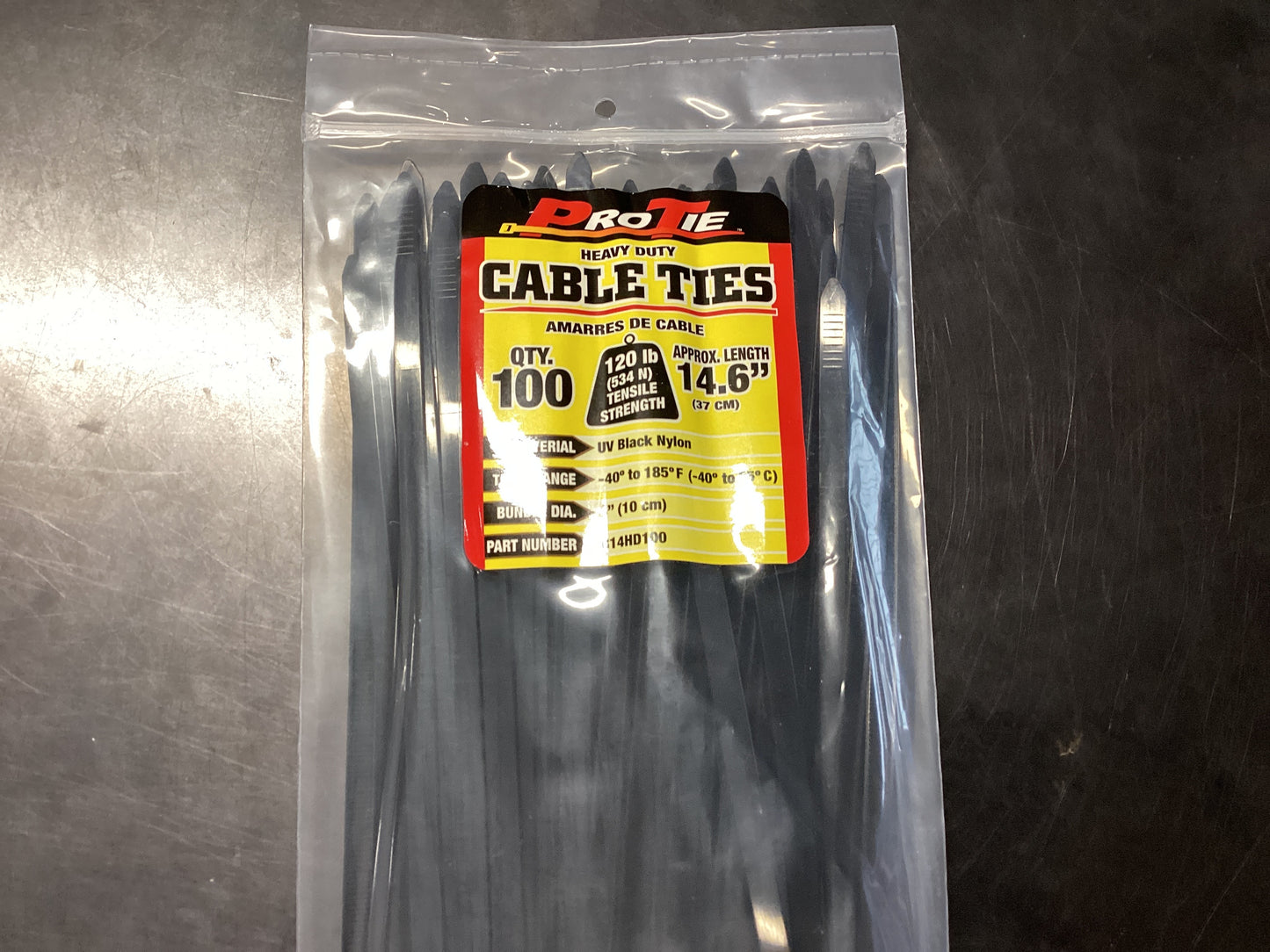 14” HD Blk 100pk