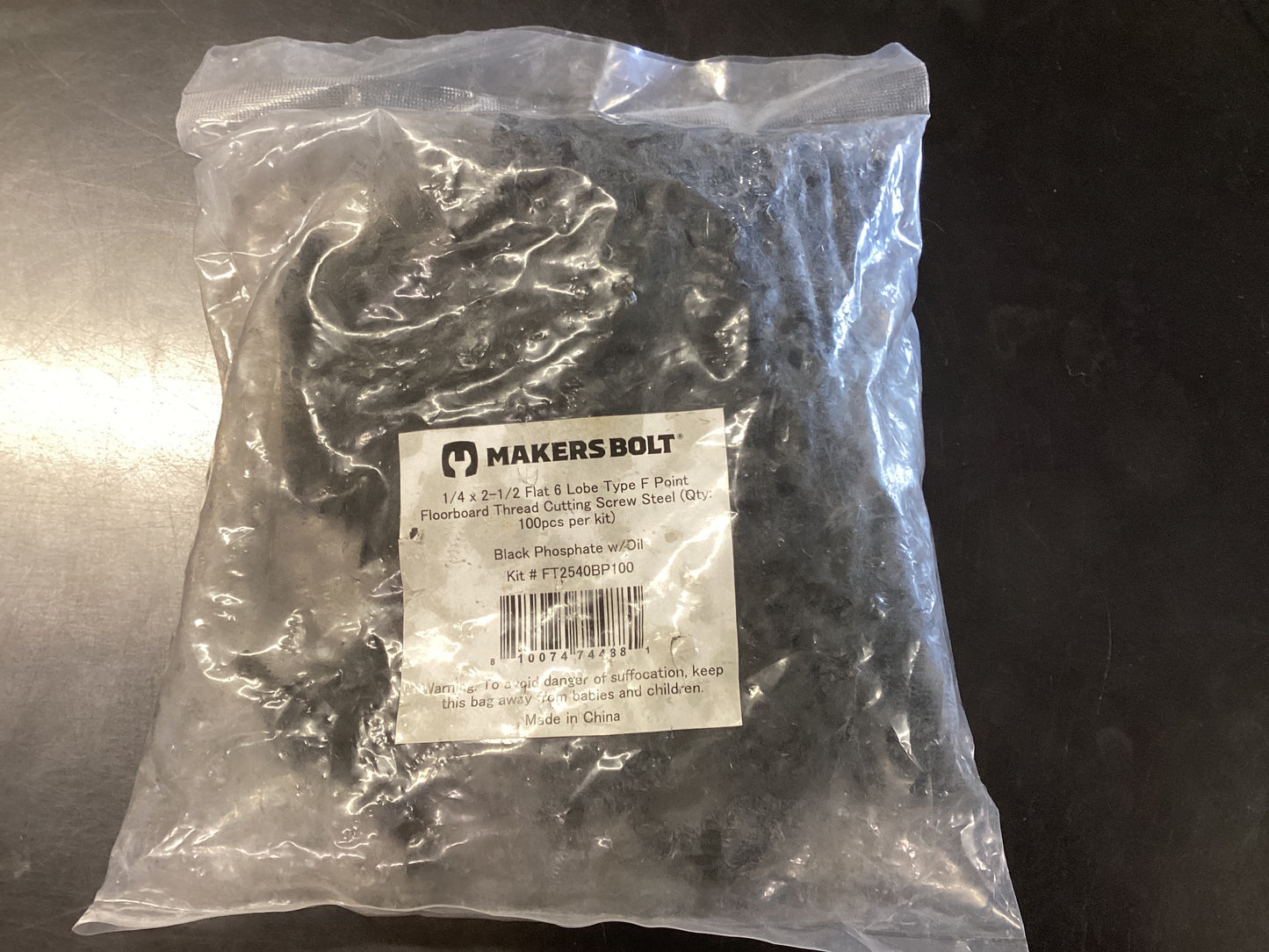 1-1/4x2-1/2 screw 100pc