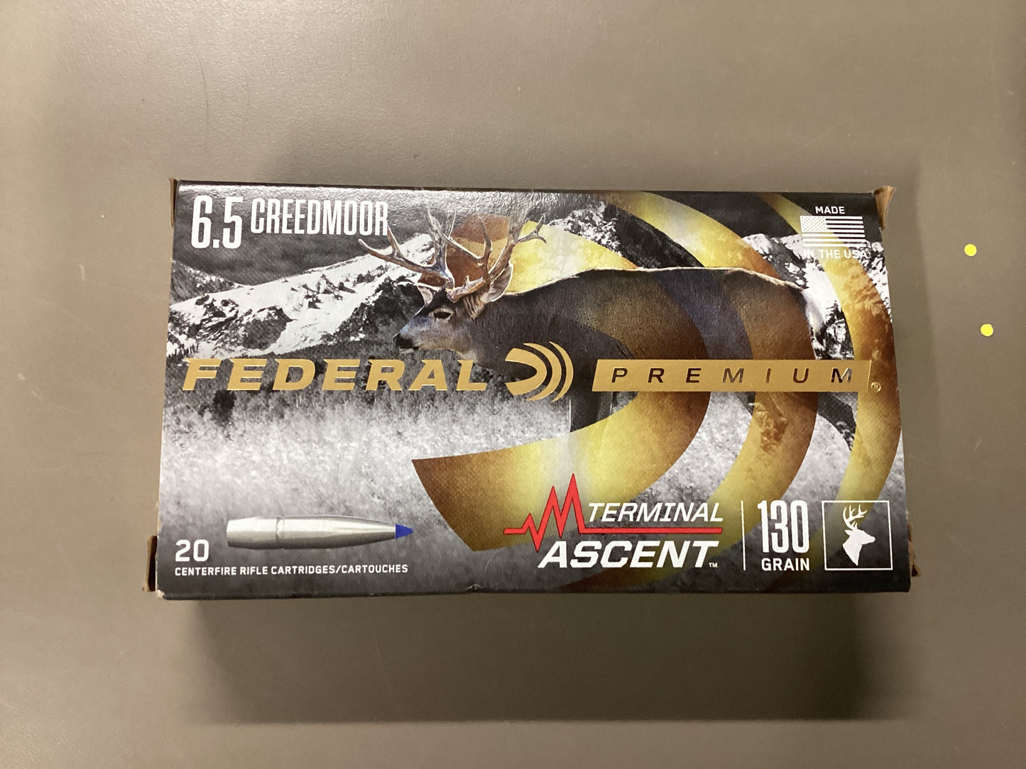 Federal 6.5 Creedmoor 130gr Terminal Acent