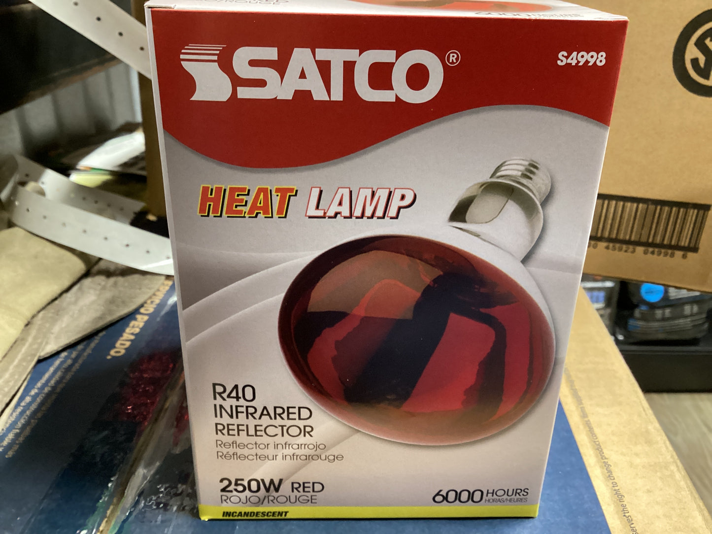 SATCO Heat Lamp Red Bulb