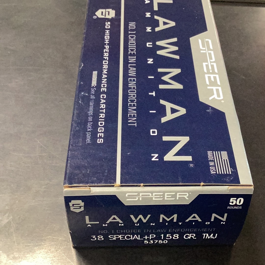 Speer Lawmen .38 158