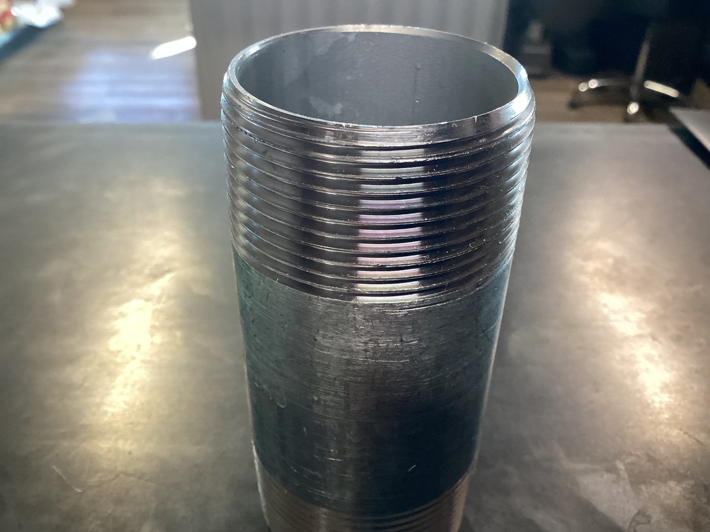 1-1/2x4 Galvanized Nipple PVC