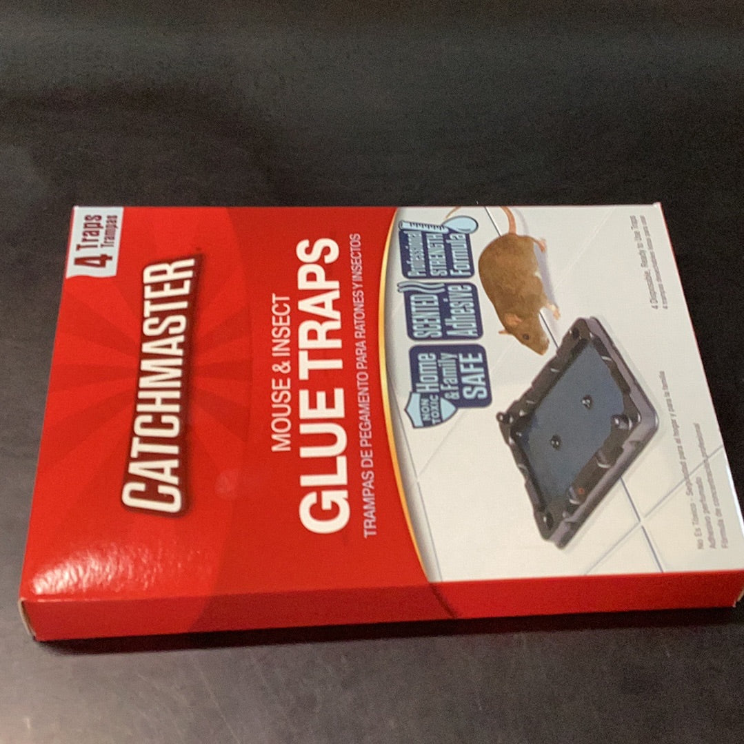 CM Mouse & Insect Glue Trap 4pk