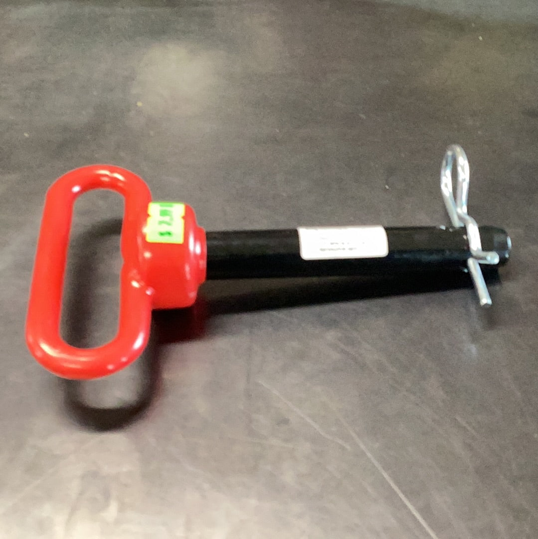 Hitch pin red handle 3/4 x 4”