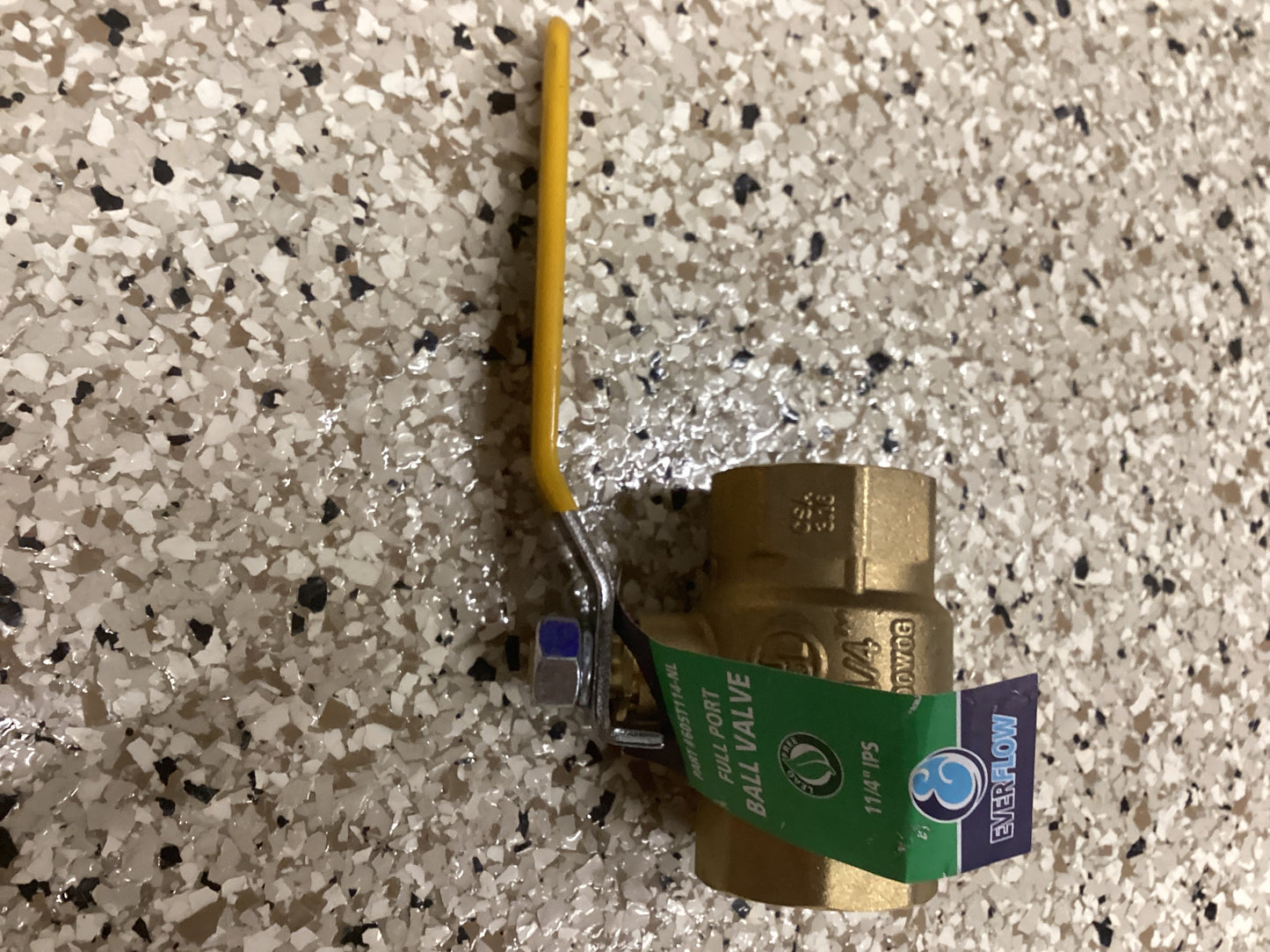 1-1/4” Brass Valve