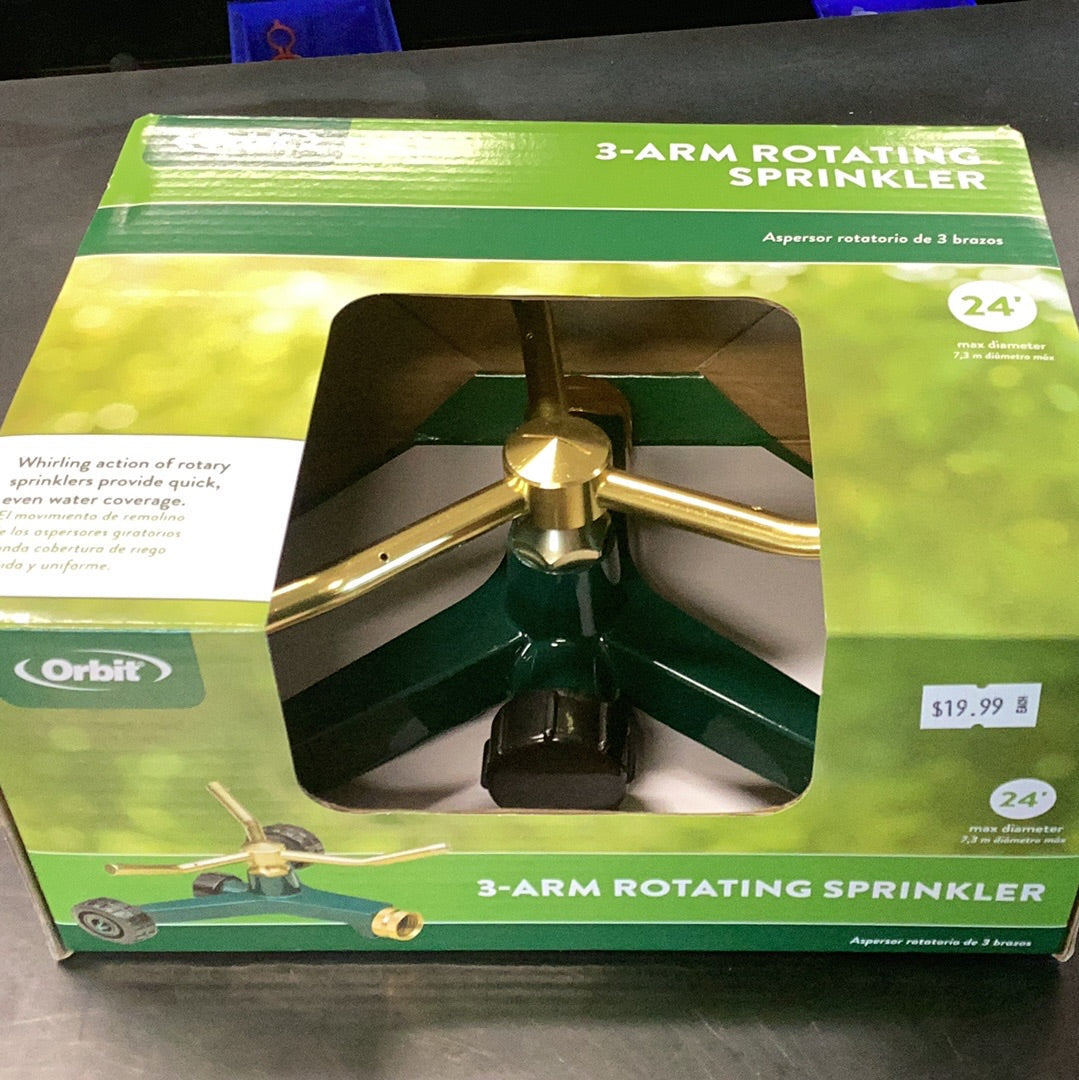 Orbit 3 ArmRotating Sprinkler