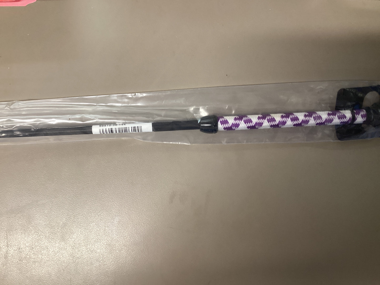 36” Weaver Pig Whip Prpl/wh
