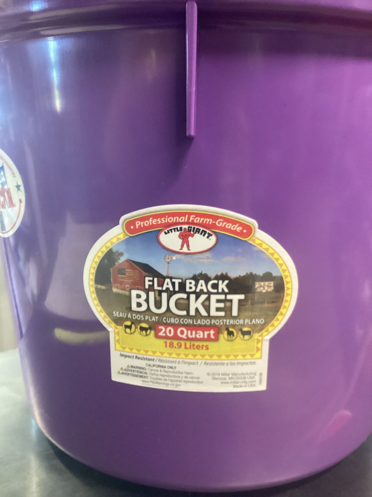 Purple Bucket 20 qt