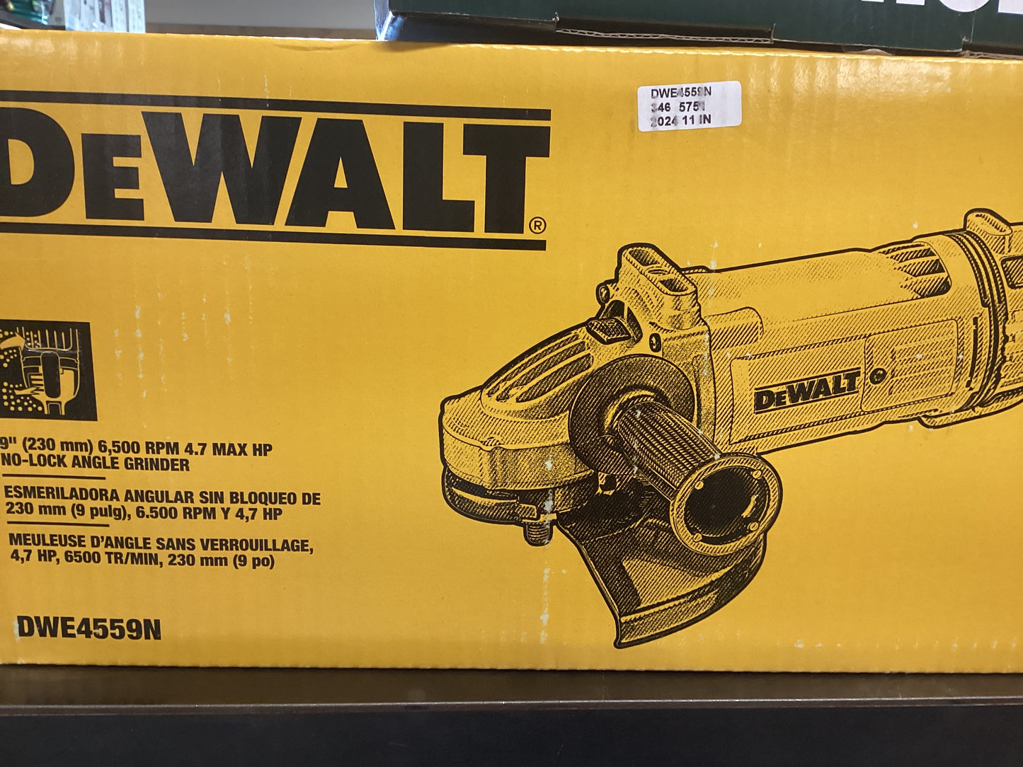 Dewalt 9” Angle Grinder