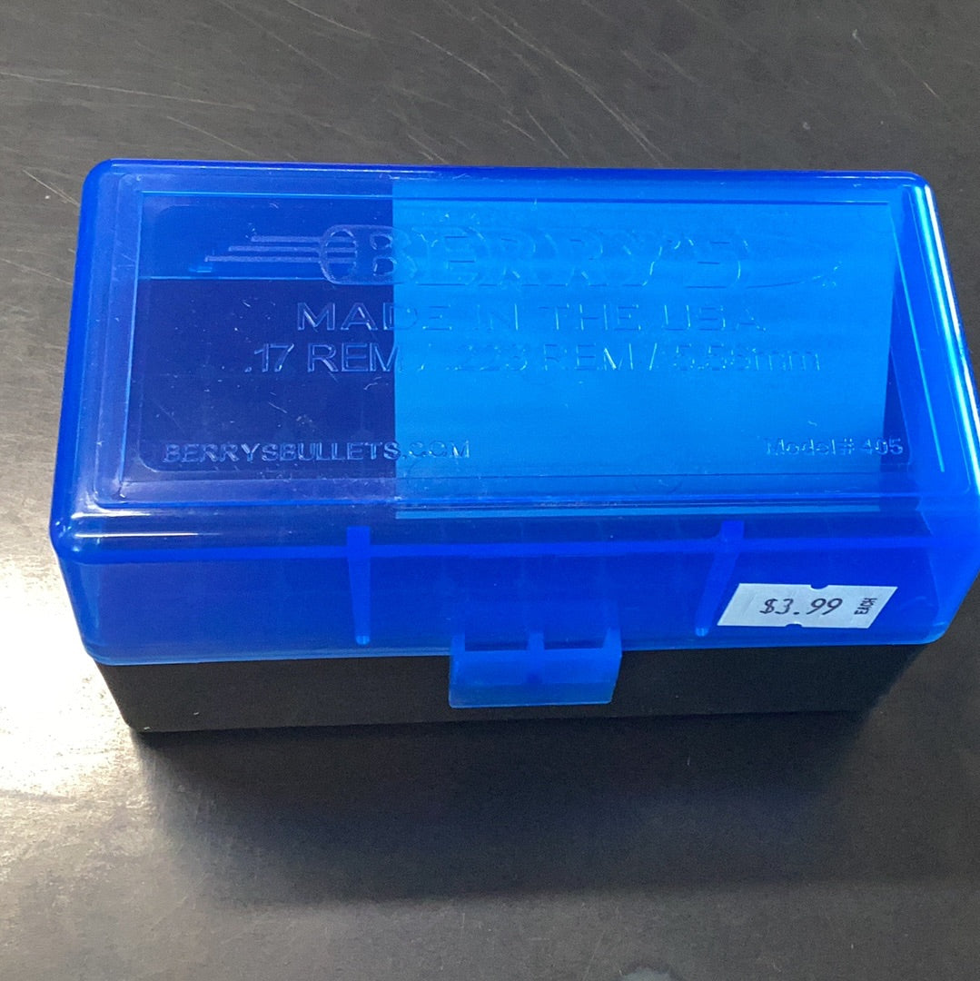 Berry’s Ammo Box .223 56mm Blue