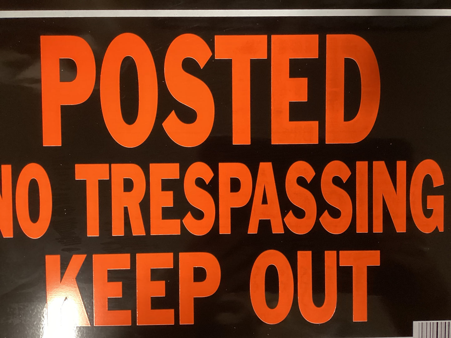 Alum No Trespassing