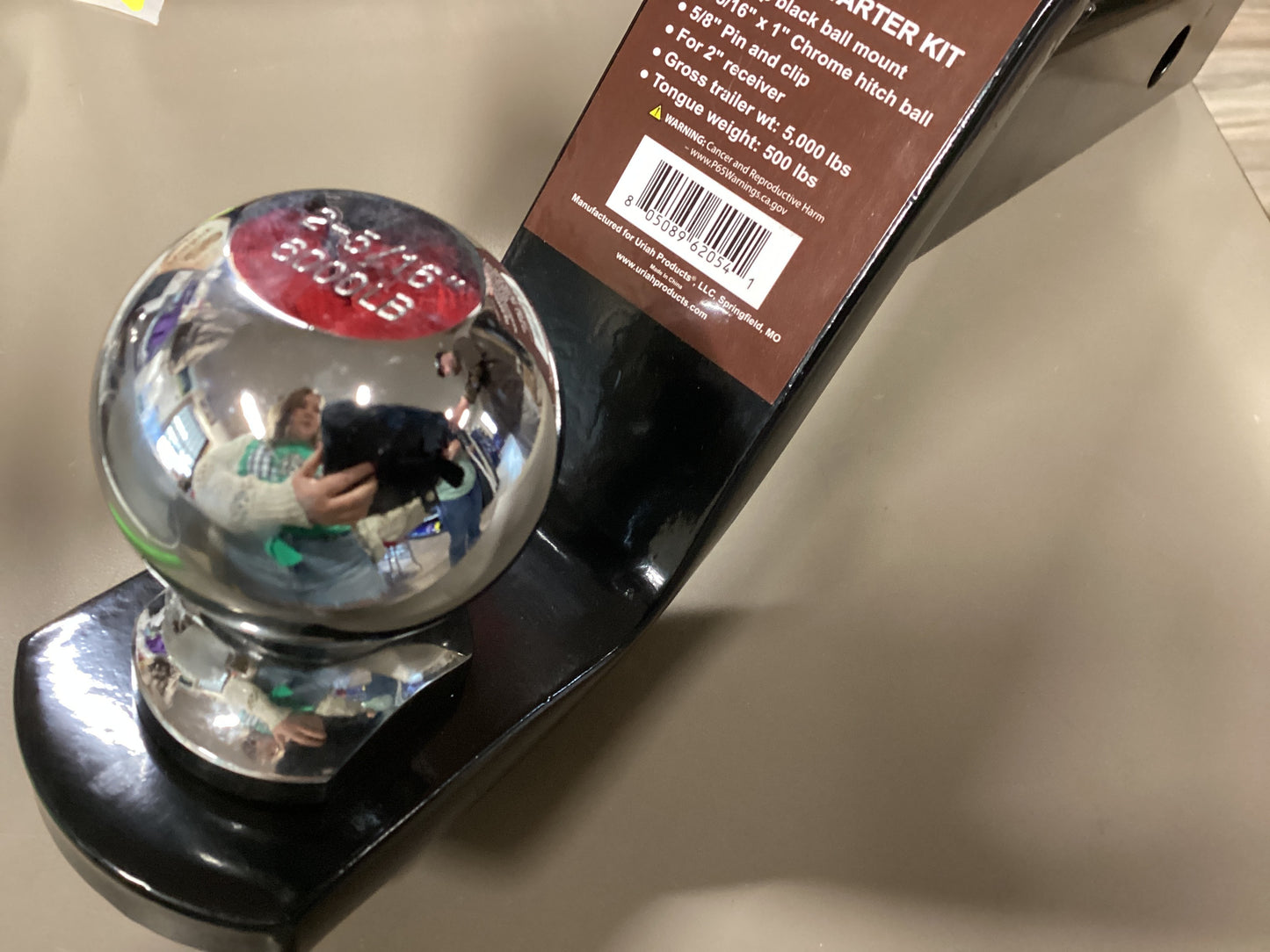 Ball Mount 4” Drop