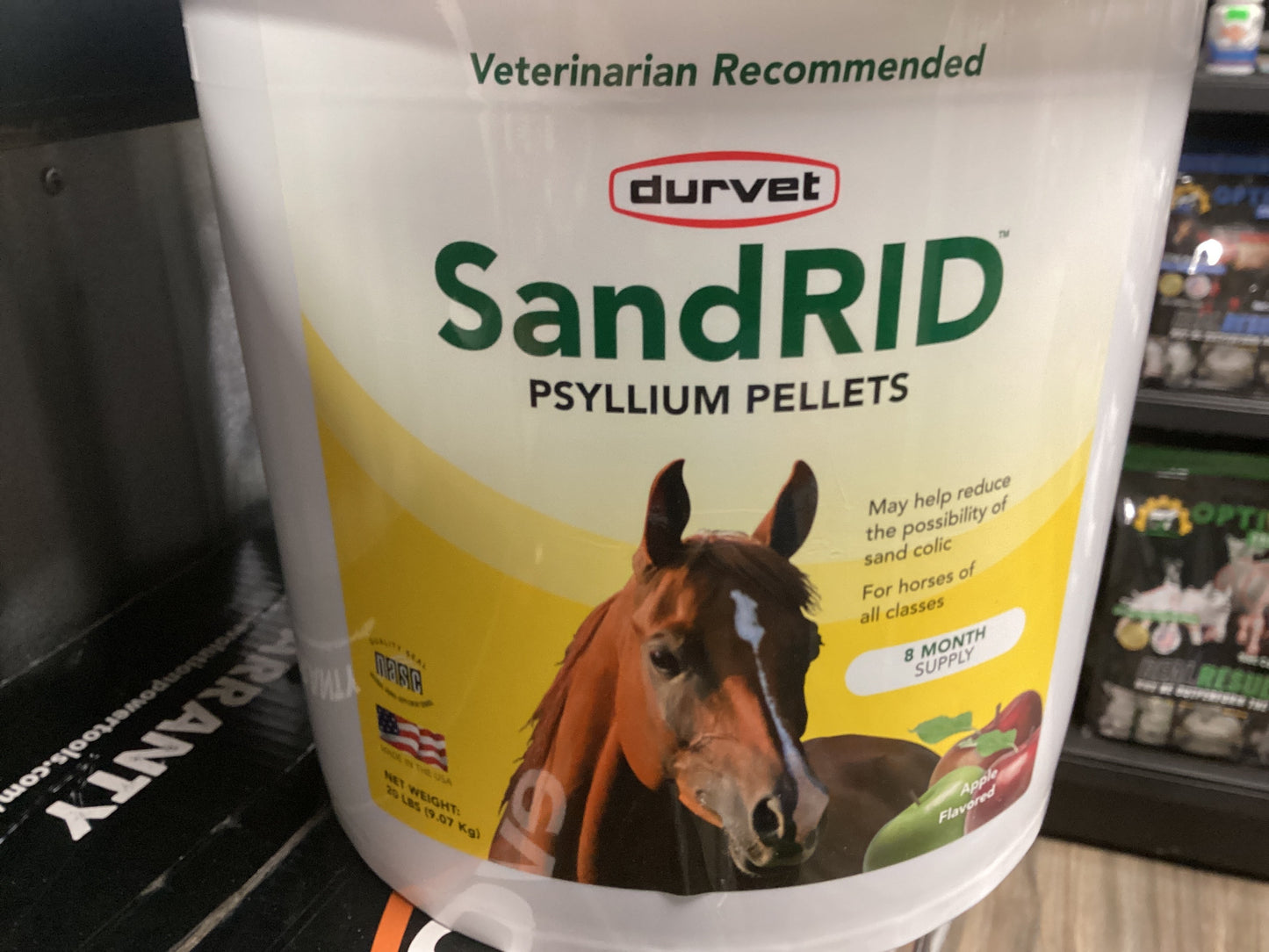 DURVET SandRid Psyllium Pellets Apple/Molasses Flavor 20lb