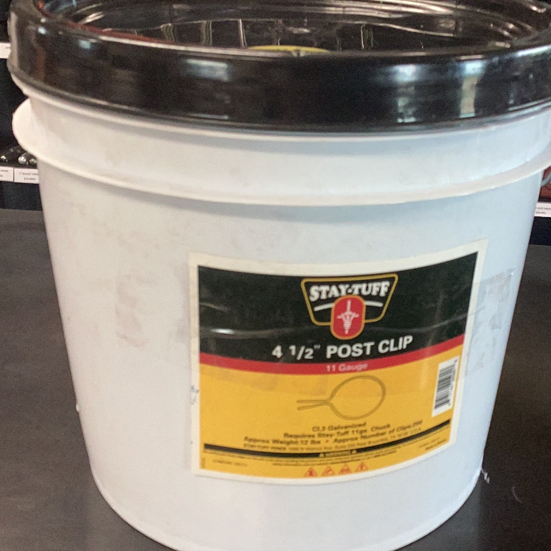 4 1/2” Post Clip Bucket