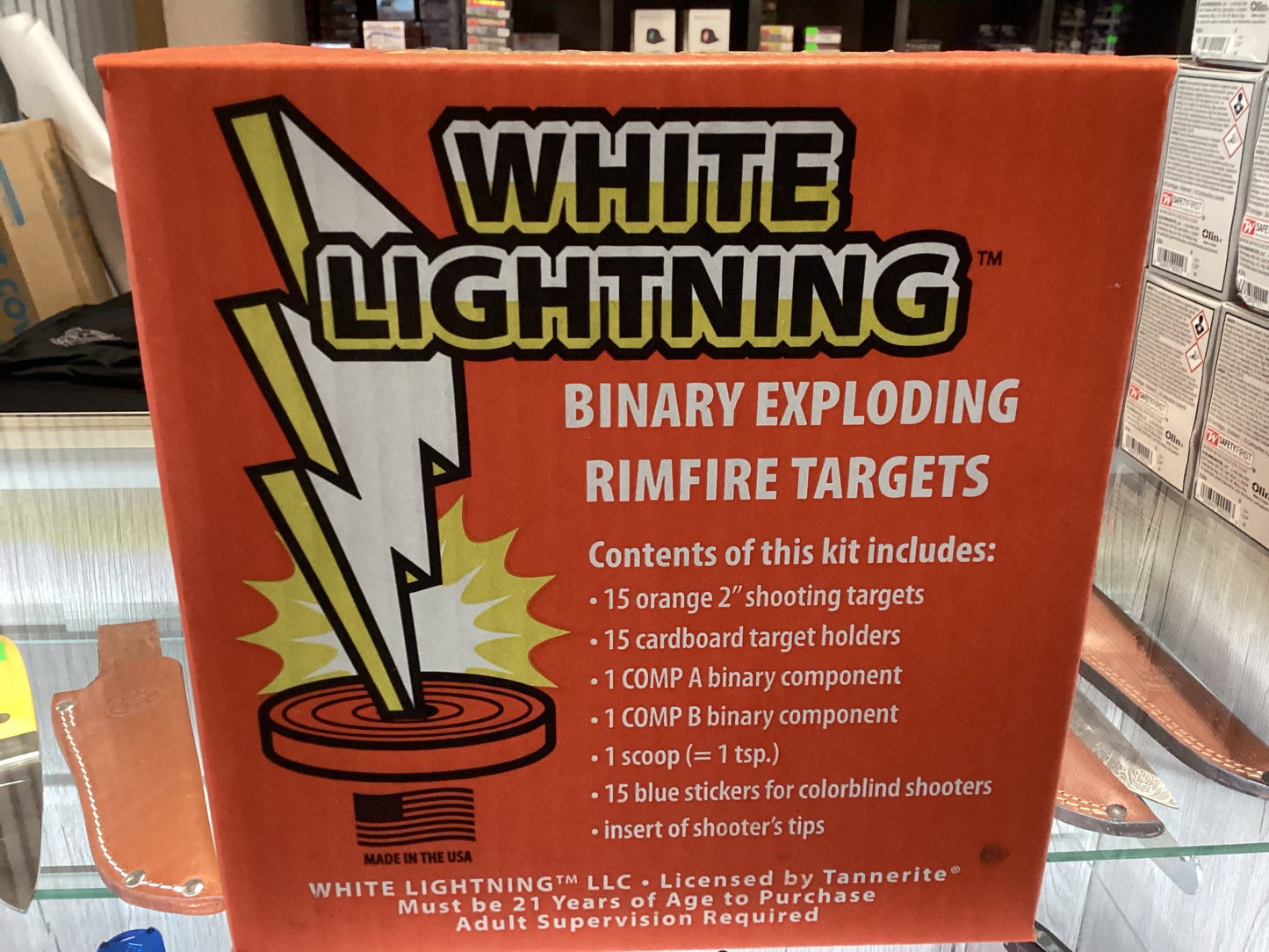 Tannerite White Lightning Rimfire Target Kit