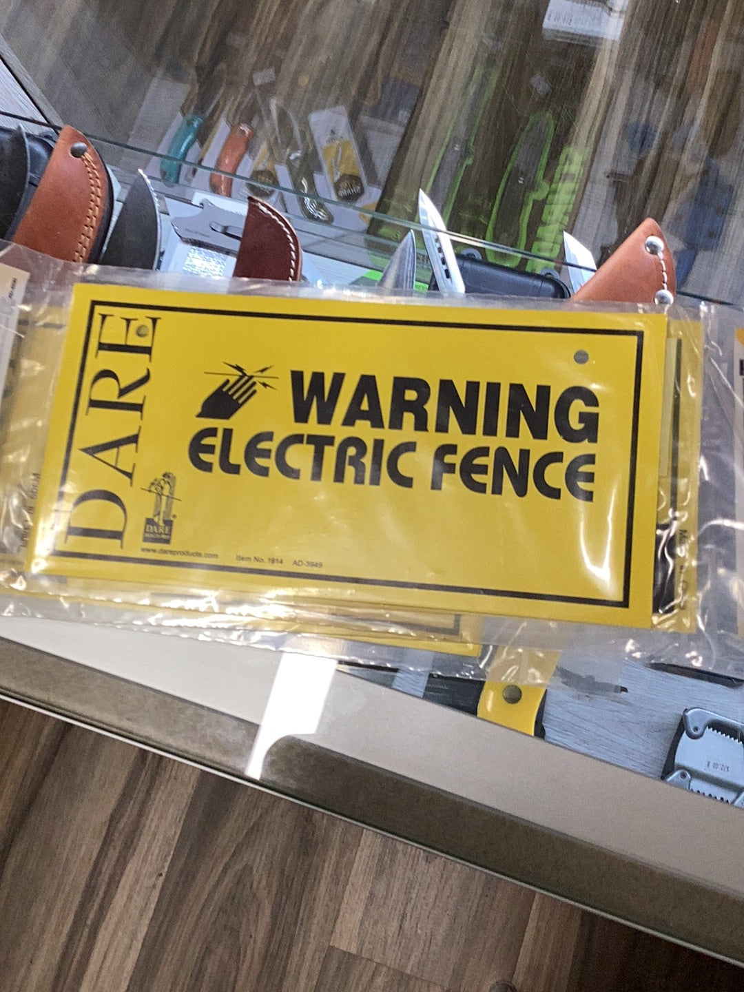 Dare Electric Fence Sign