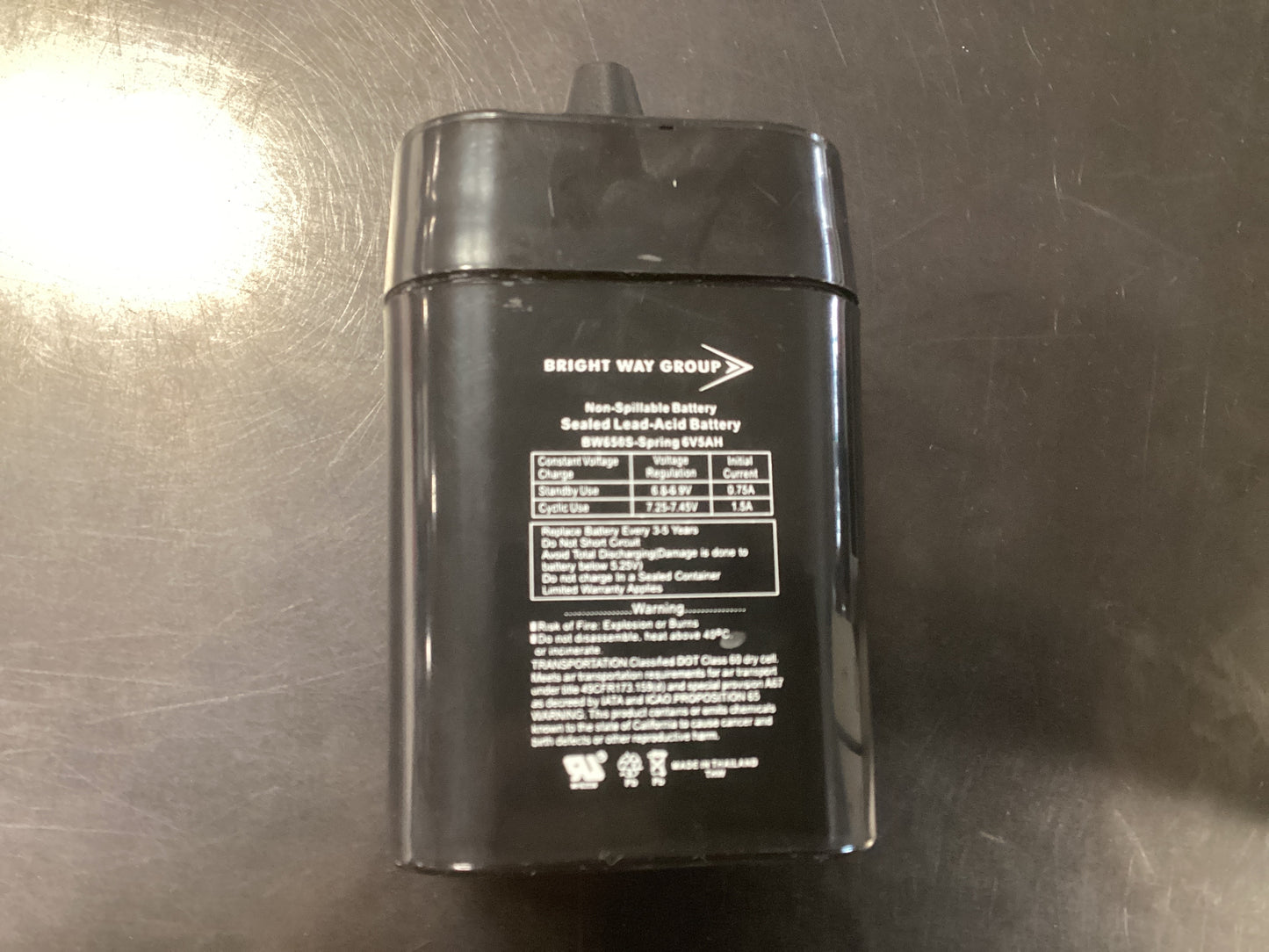 Rechargeable 6V 5AH