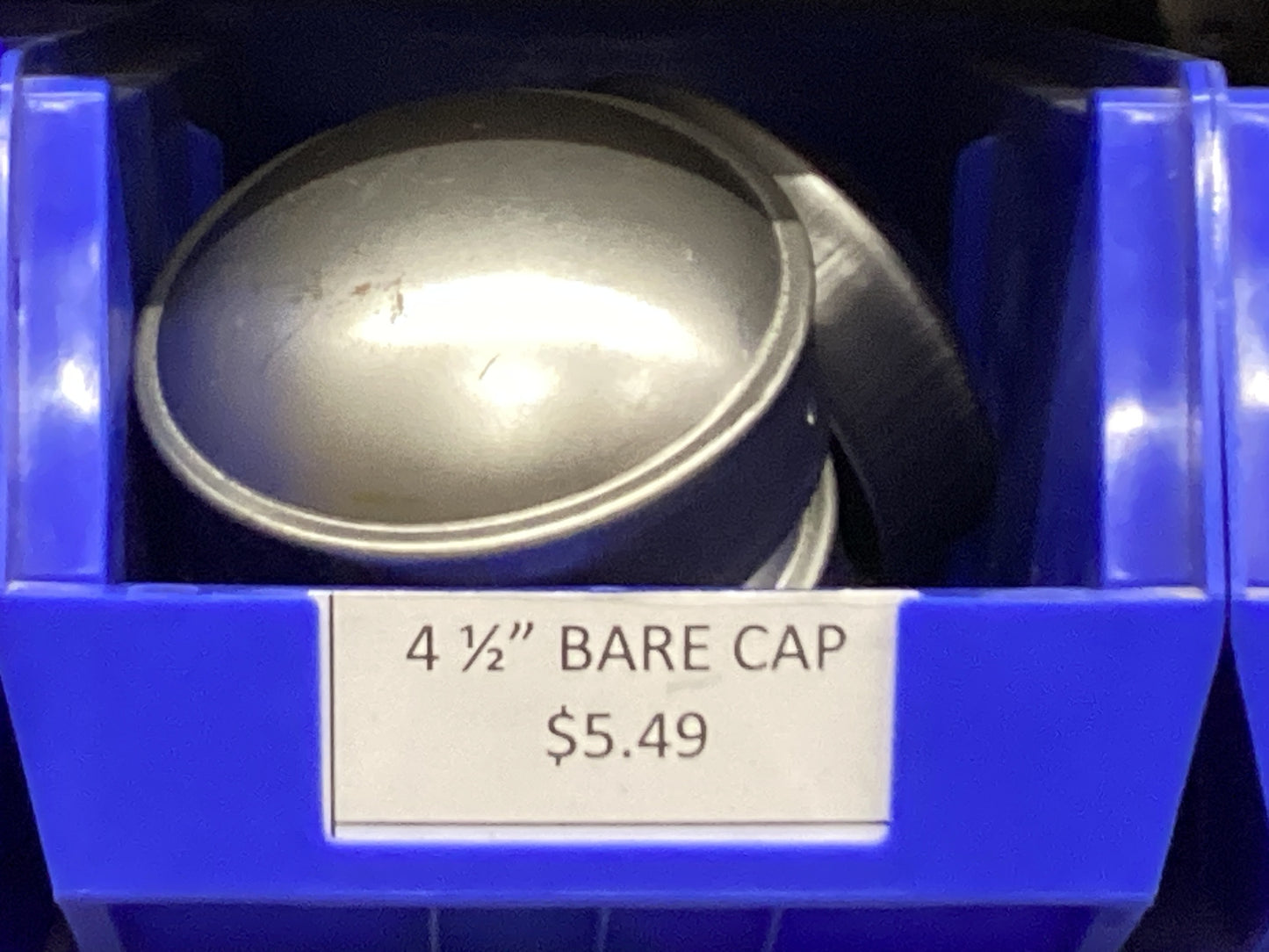 4-1/2” Bare Pressed Cap