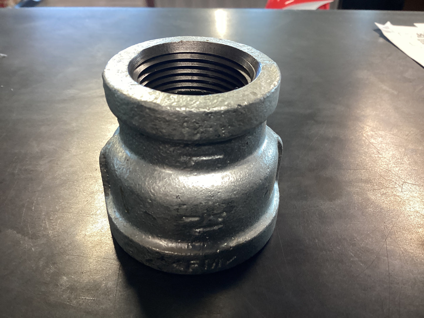 1-1/4”x1” Galvanized Coupling PVC
