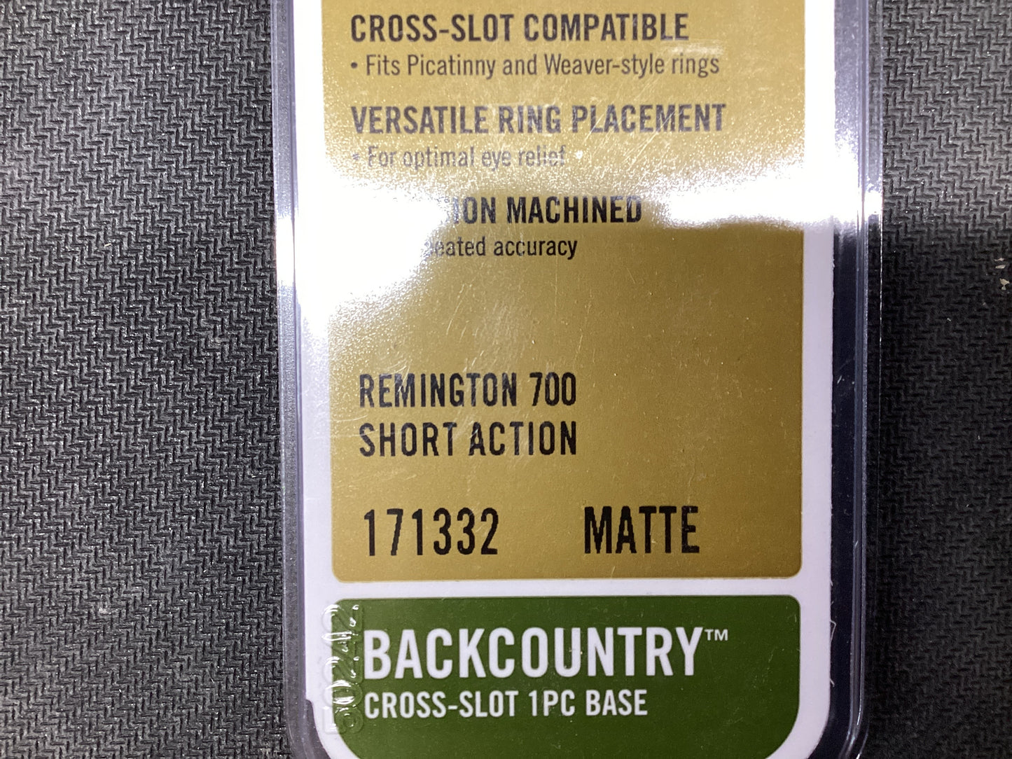 LEUPOLD BACKCOUNTRY Remington 700 Short Action