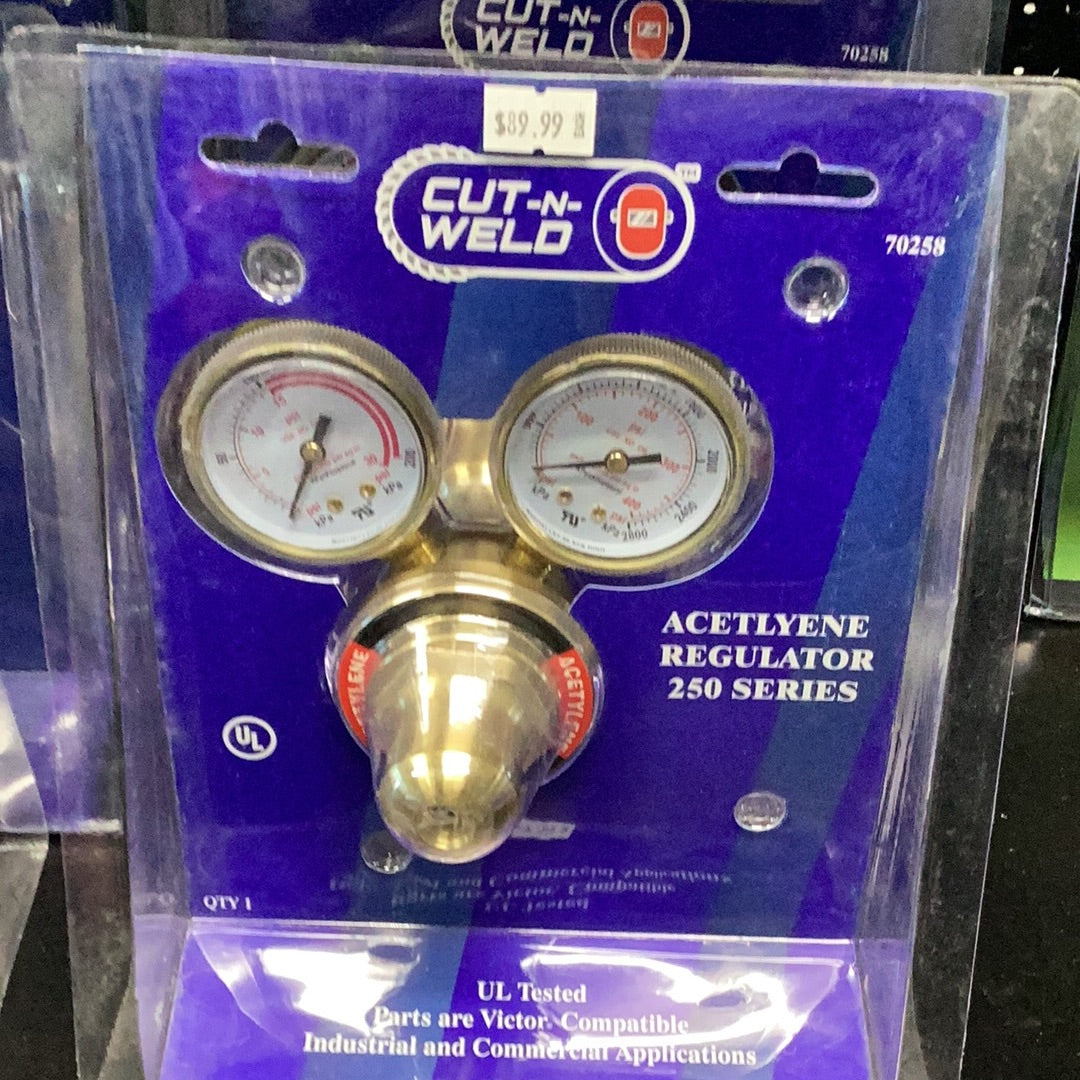 Cut n weld regulator 250 series