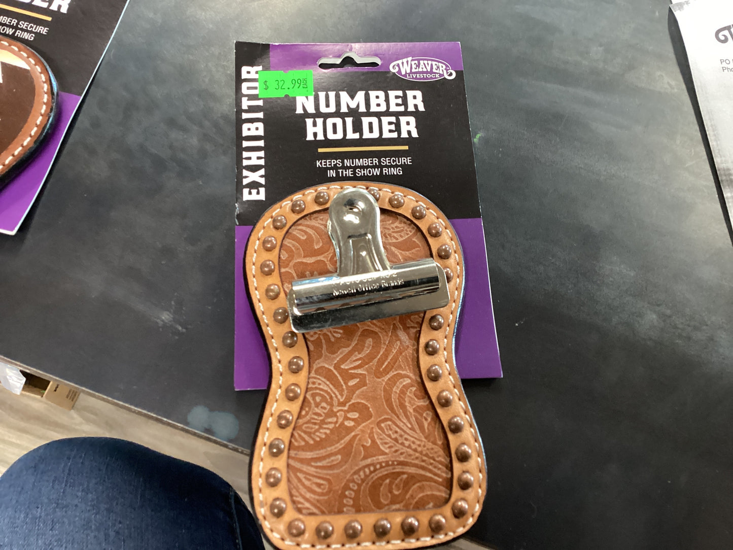 Copper Blossom Number Holder