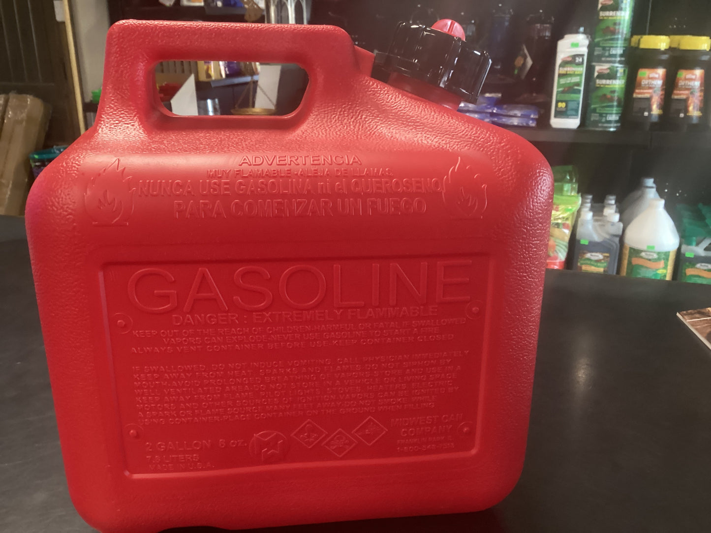 2ga Gas Jug Red