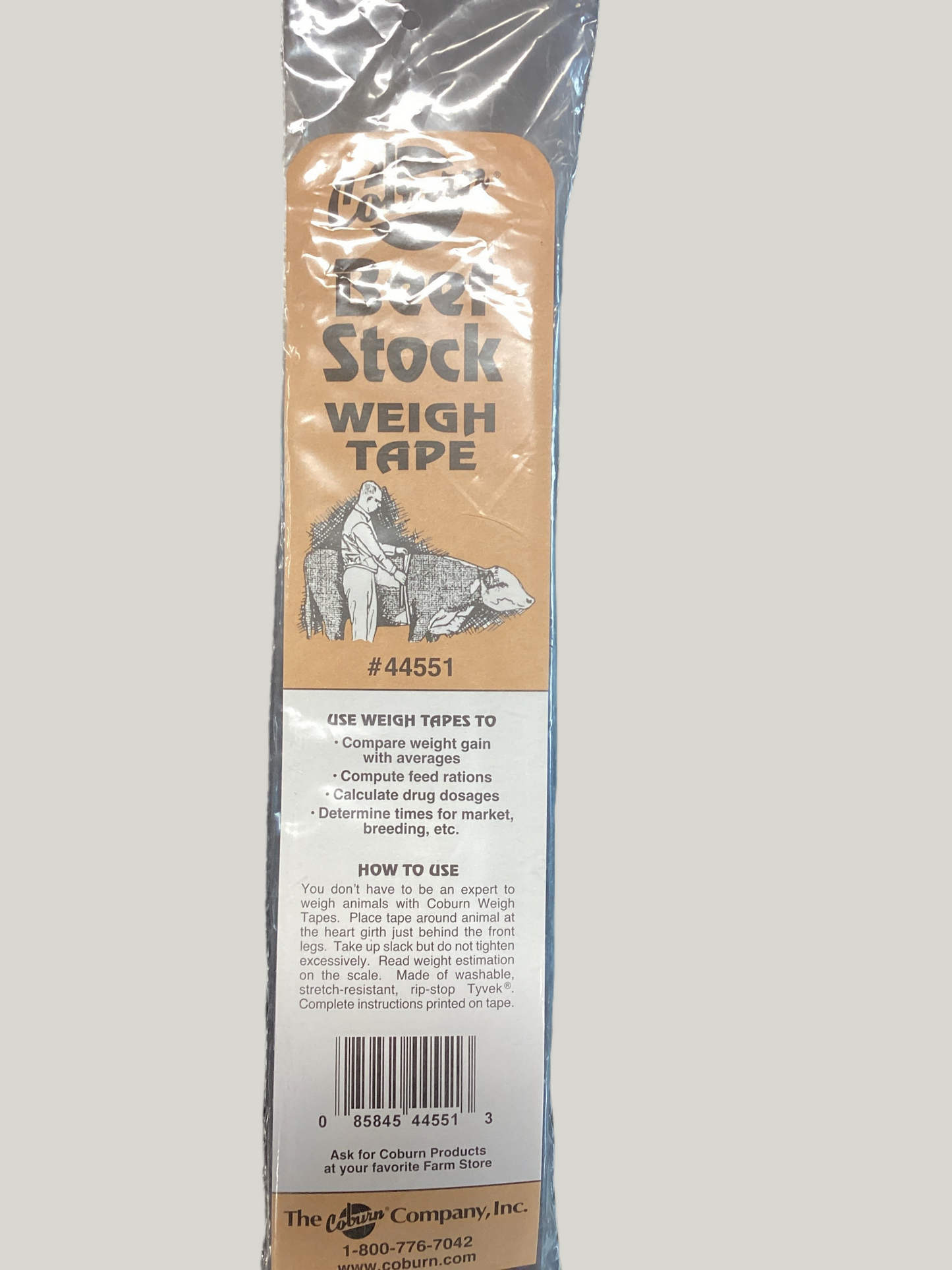 Weight Tape Beef Stock