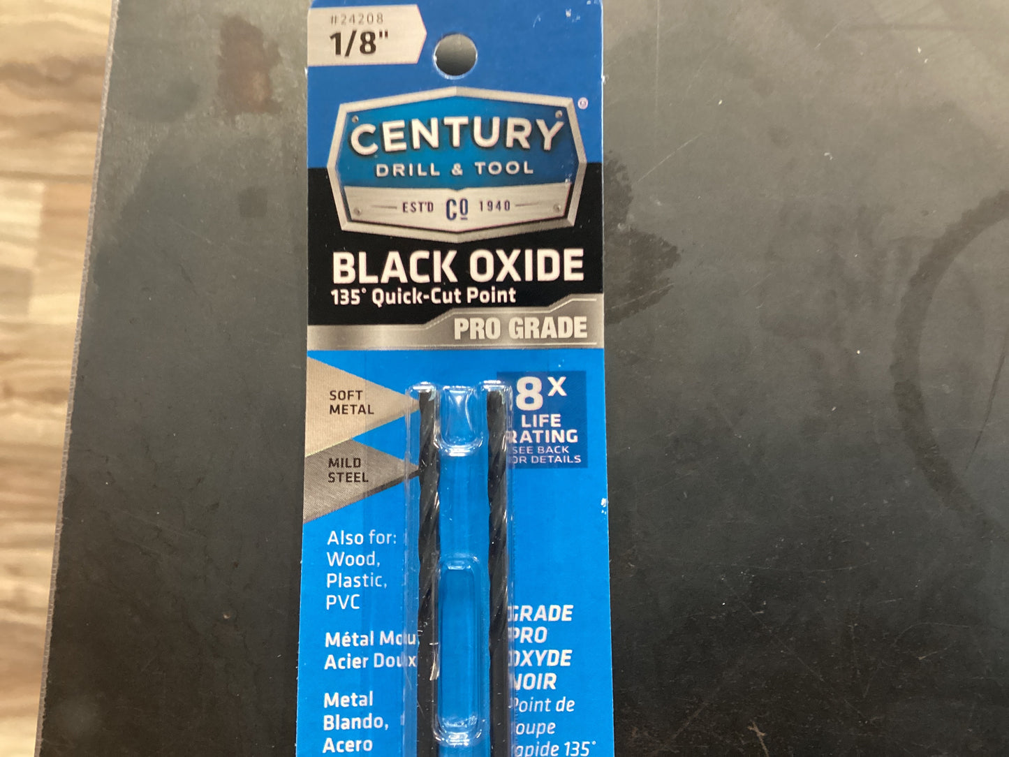 1/8” Black Oxide