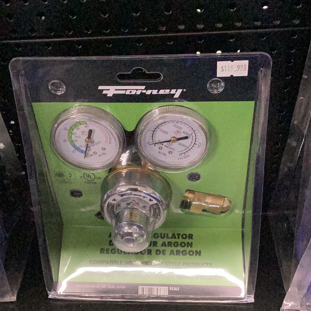 Forney argon regulator