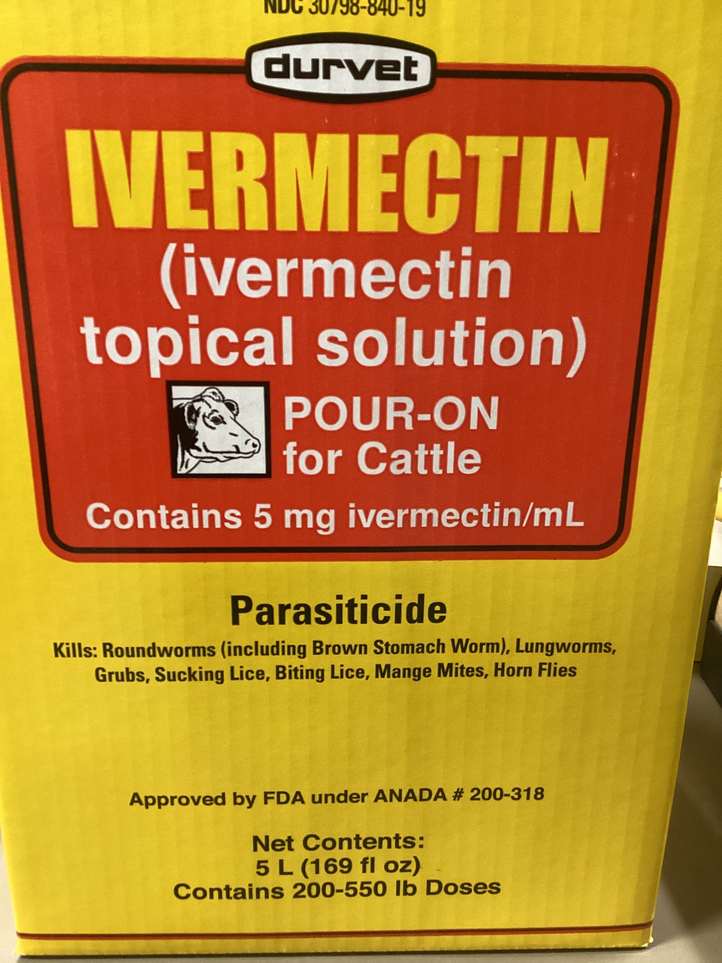 Ivermectin Pour On 5L 200