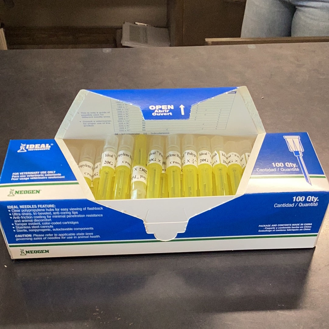 Polypropylene Hub Needles 20GA