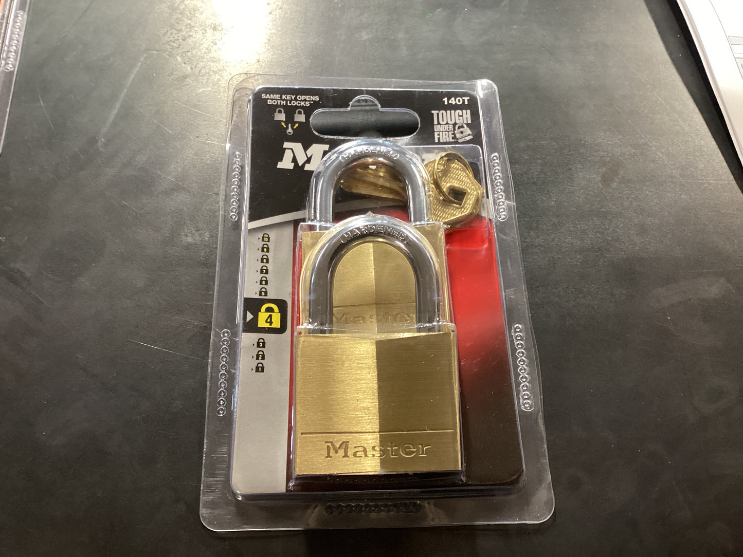 Master Lock 2Pk 7/8in