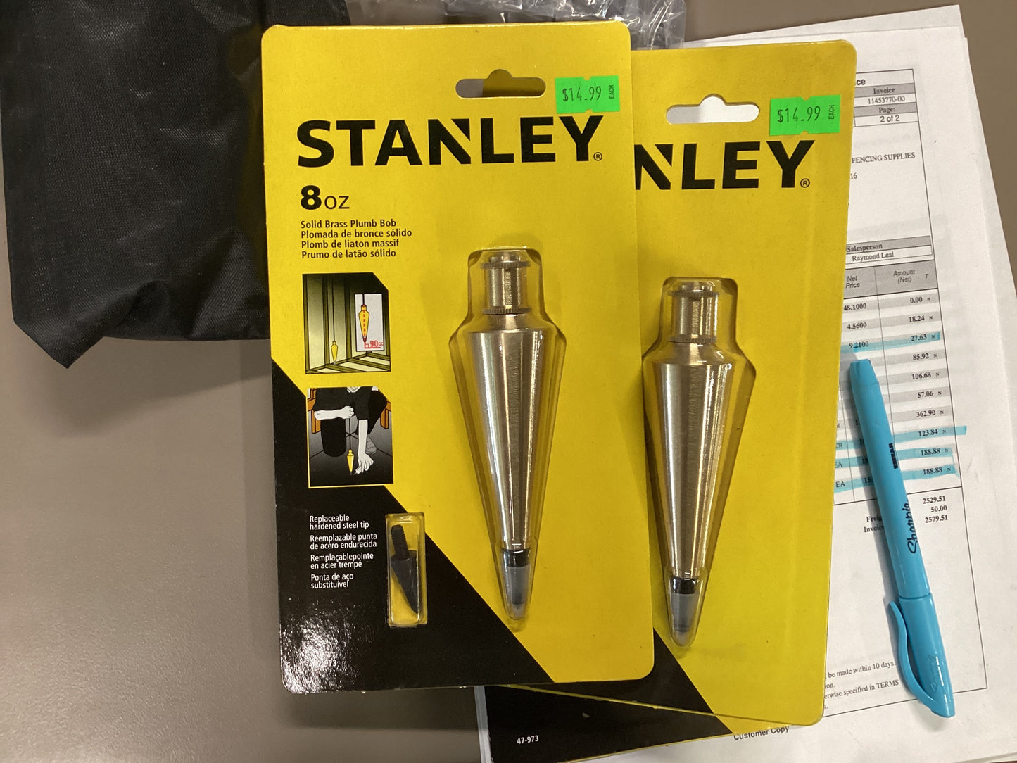 Stanley 8oz Bras Plumb Bob