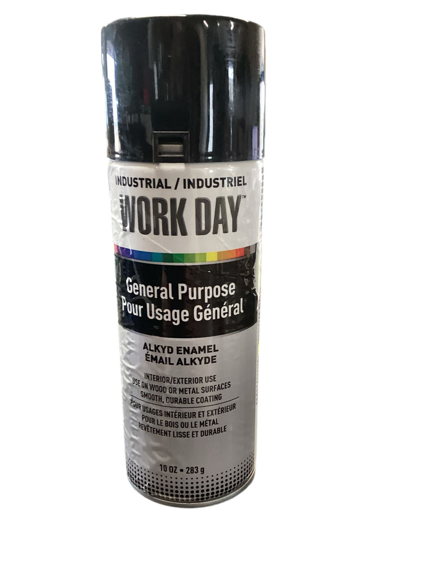 Work Day Black Spray Paint Glossy