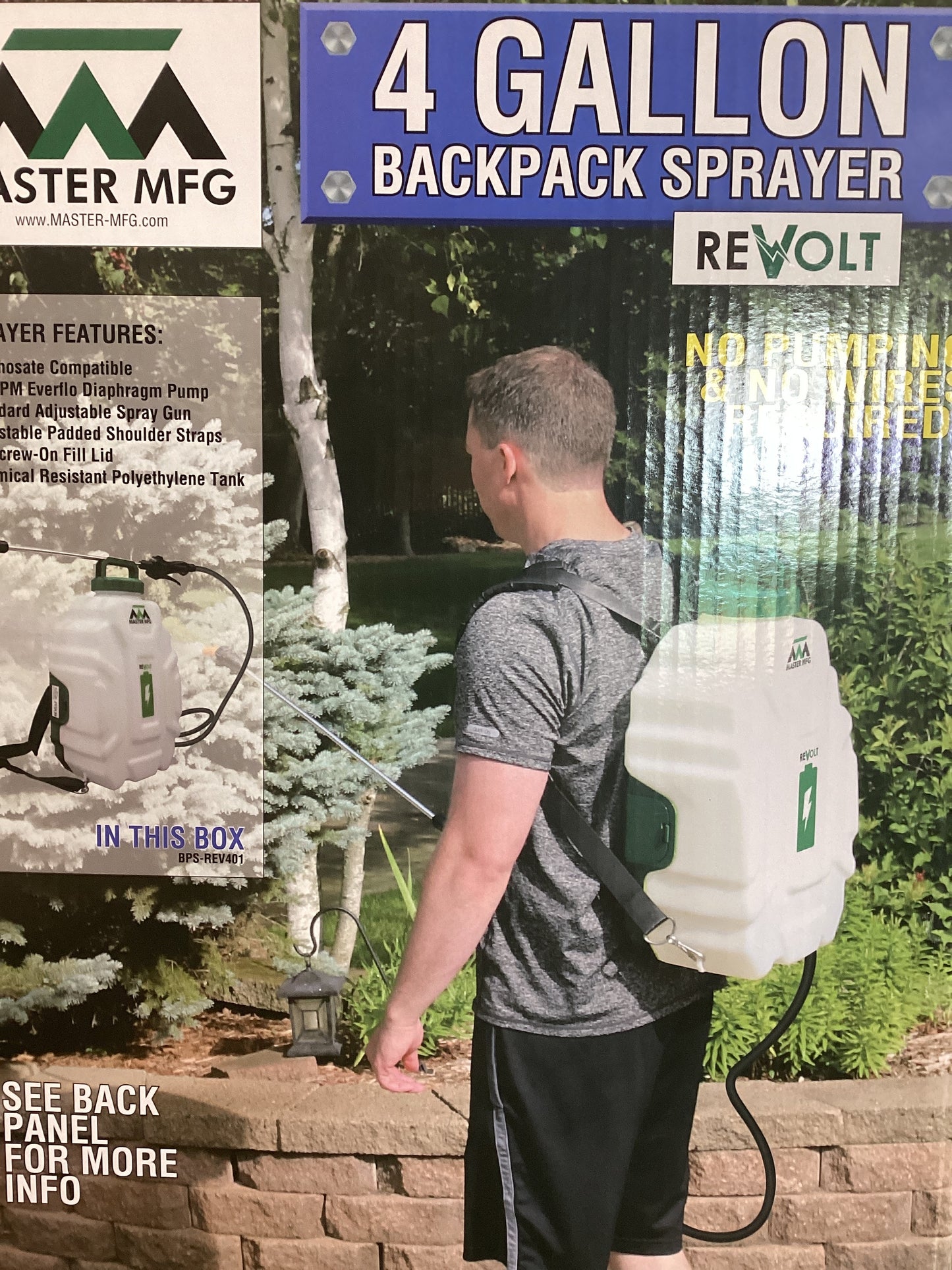 4 Gallon Backpack Sprayer Battery Powered
